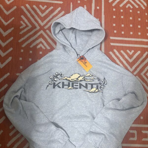 Grey hoodie with tag